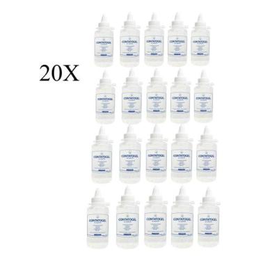 Imagem de Kit 20 - Gel De Contato Fisioterapia Tens Fes Ultrassom Bisnaga 100g -