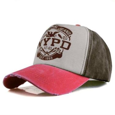 Imagem de Boné Esportivo Aba Curva Unissex com Fechamento Regulável - SWG, Marro