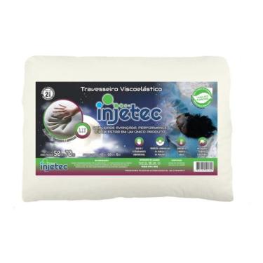 Imagem de Travesseiro Nasa Injetec  Hipoalergênico e Ergonômico, 13 cm