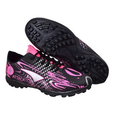 Imagem de Chuteira de Society Adulto Quadra grama Sintética - Sport Systen, Pret