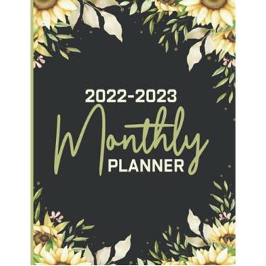 Imagem de 2022-2023 Monthly Planner: 2 Years of Planning With Federal Holidays | A4-2 Year Monthly Planner/Calendar/Schedule - To Do List - 24 Months ... To December 2023 | Beautiful Sunflower Cover
