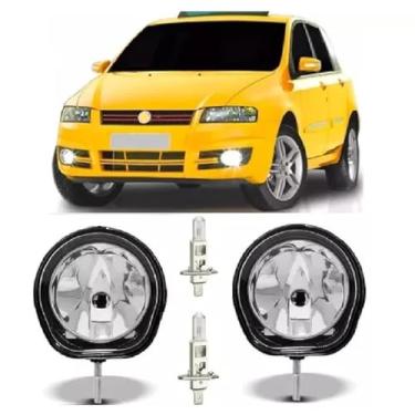 Imagem de Par Farol De Milha Stilo 2003 2004 2005 2006 2007 2008 2009 2010 2011 + Lâmpada