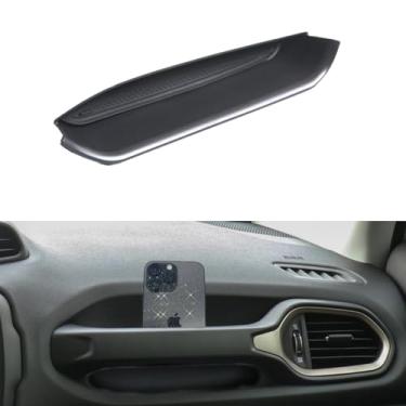 Imagem de Caixa organizadora de bandeja de armazenamento de passageiros compatível com Renegade 2015-2024, acessórios de expansão de armazenamento interno