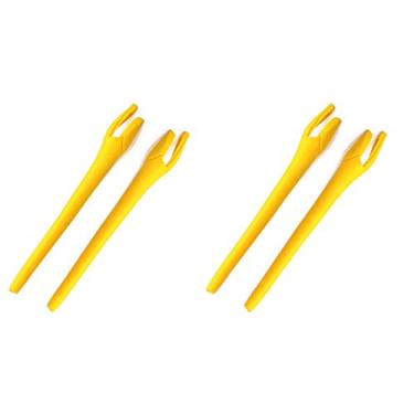 Imagem de SAUCER Kit de borracha de substituição de borracha para óculos de sol Oakley Radar EV Advancer OO9442 | Radar EV Path OO9208 | Radar EV Pitch OO9211 Óculos de sol - Amarelo + Amarelo