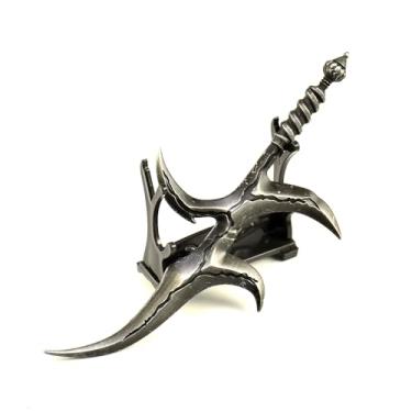 Imagem de Superbuybox Elden Ring DLC Shadow of the Erdtree Faca preta facas de artes marciais coleção de jogos presente mesa decoração de quarto mochila pingente presente