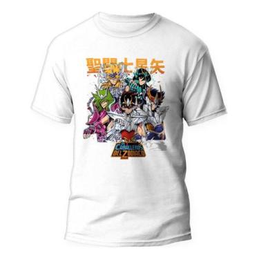Imagem de Camiseta Os Cavaleiros Do Zodíaco Saint Seiya Cdz Algodão - Kamisetas 