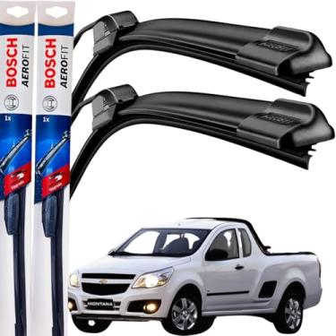 Imagem de Palheta Limpador Parabrisa Bosch Aerofit Par de Palheta Limpadora Dianteiro Original GM Montana 2003 á→2010