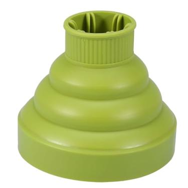 Imagem de Salão Difusor de Secador de Securário de Silicone Dobrável, Acessório Dobrável Resistente Ao Calor para Estilo de Penteado, Ajusta o Bico de 4-5 Cm de Diâmetro, Preto (Verde)