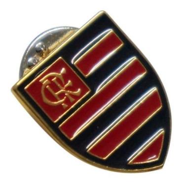 Imagem de Boton Clube De Regatas Flamengo Broche Pin Escudo Oficial - Brasfoot
