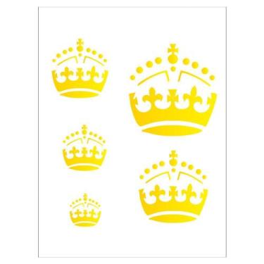Imagem de Stencil de Plástico para Pintura OPA 15 x 20 cm - 1315 Coroas