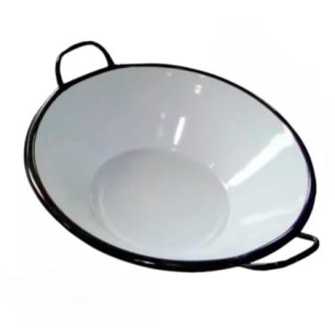 Imagem de Tacho Esmaltado para Frituras em Geral N° 14, 35cm, 4 Litros