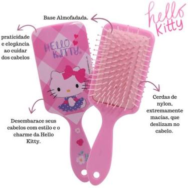 Imagem de Escova de Cabelo Raquete Hello Kitty Original Sanrio