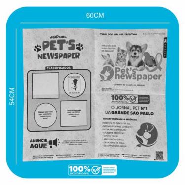 Imagem de Jornal pet pct com 100 folhas - peso total aprox. 1,660kg - PETS NEWSP