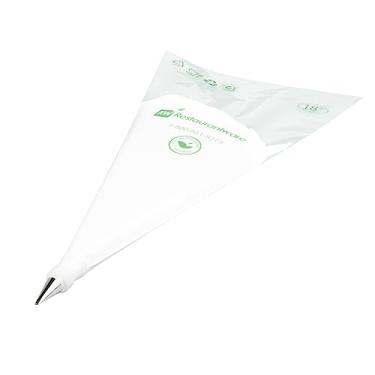 Imagem de Restaurantware Ponta de pétala Tek Pastry 1 ponta de bolo reutilizável para decoração - #101S ponta de cobertura de rosa de aço inoxidável resistente a amassados pode ser lavada na máquina de lavar