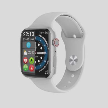 Imagem de Relogio Smartwatch Feminino Digital 2 Pulseiras W37 Serie 7 Android Ios Iphone Xiaomi - Bluetooth Touch Screen Chamada Chega WhatsApp Facebook