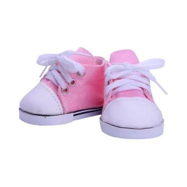 Imagem de 18 Polegada Menina 43cm Reborn Bebê Boneca Menino Sapatos Esportivos B