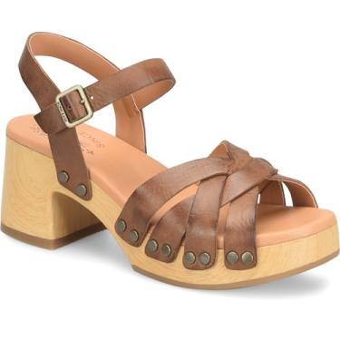 Imagem de KORK-EASE Sandália plataforma feminina Ester, Marrom (terra), 37