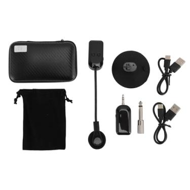 Imagem de Recepção Sem Fio Estável 2,4g Recepção Sem Fio 360 ° Microfone Saxofone, Trompete de Orquestra Flexível e Ajustável, Condensador de Megafone Saxo Hifi, Resistente à Interferência