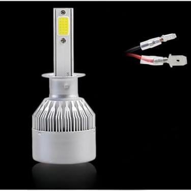Imagem de Lâmpadas Farol de Carro LED 6000K H1 H3 H4 H7 H11 H13 HB3(9005) HB4(9006) H16 H27 12V a 24V (H1)