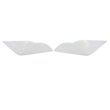Imagem de Acc-Creativity Lente de tela de proteção da tampa do farol frontal de acrílico para motocicleta compatível com Kawasaki Ninja ZX-10R ZX10R 2011-2015 (transparente)