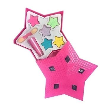 Imagem de Kit Estojo De Maquiagem Para Boneca Infantil Formato Estrela - P&D Imp