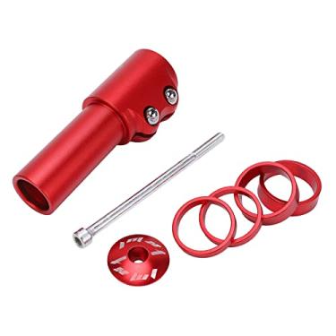 Imagem de Bicycle Fork Stem Extender Aluminium Light Bike Hitlebar Riser Adaptador para Mountain Road Bikes