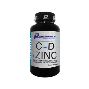 Imagem de Vitamina C+D+Zinc-60 Tabletes-performance Nutrition
