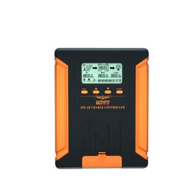 Imagem de iSunergy Controlador De Carga Solar Mppt Entrada Cc 100A 12V/24V/36V/48V Com Painel Display Lcd, Regulador Adequado Para Baterias Gel Seladas Lítio E Do Tipo Aberto