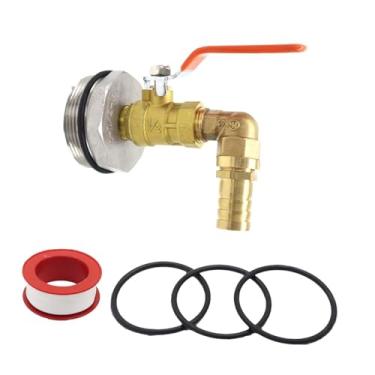 Imagem de Ioensy de tambor de tambor para de 55 galões à prova de vazamento de gasolina Fácil de instalar Encaixe Rosca de 2 polegadas Bica de barril, Saída em ângulo Reto