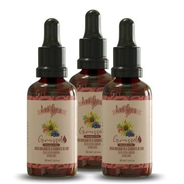 Imagem de Óleo Ozonio Rosa Mosqueta E Semente De Uva 30Ml Amaozon 3Un