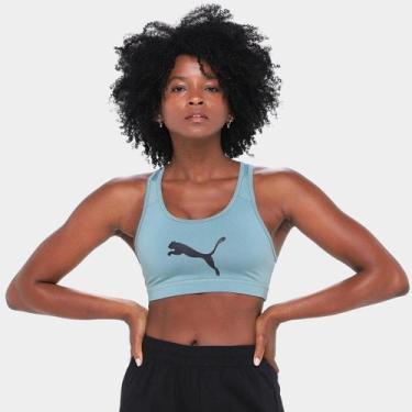 Imagem de Top Puma 4 Keeps Feminino, Verde, GG