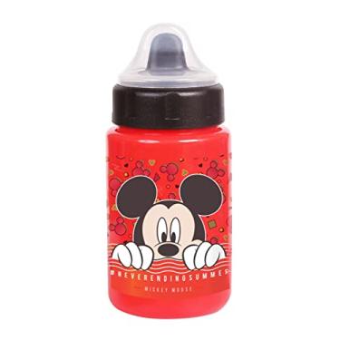 Imagem de Copo Infantil com Válvula BabyGo 340ml Menino Vermelho Anti-Vazamento +18meses