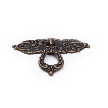 Imagem de Puxador Colonial Bronze Cristaleira Porta Gaveta Alça 8 Un.