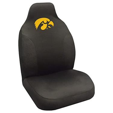 Imagem de FANMATS NCAA University of Iowa Hawkeyes Capa de assento de poliéster, 50,8 cm x 121,9 cm