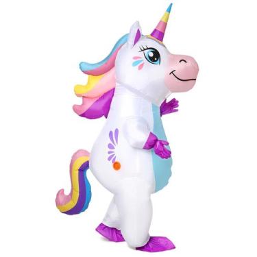 Imagem de Fantasia de unicórnio inflável Gootus para festa de Halloween para adu