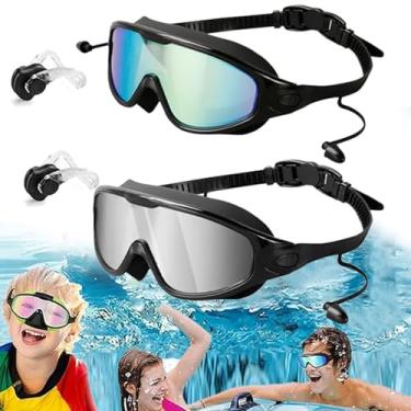 Imagem de My Cool Summer Goggles, Mycoolsummer Clip on Goggles, óculos infantis com tampões de ouvido anexados (K)
