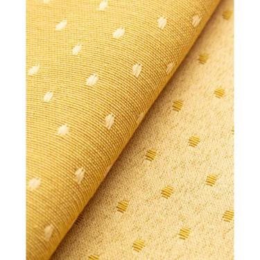 Imagem de Tecido Jacquard Tradicional Poá Amarelo Bebê - 2,80m de Largura