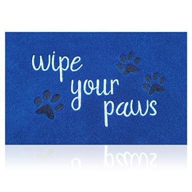 Imagem de HLFMVWE Tapete grande de boas-vindas para porta da frente, tapete de borracha, antiderrapante, capacho engraçado, para ambientes internos e externos, capacho engraçado para entrada, porta da frente,