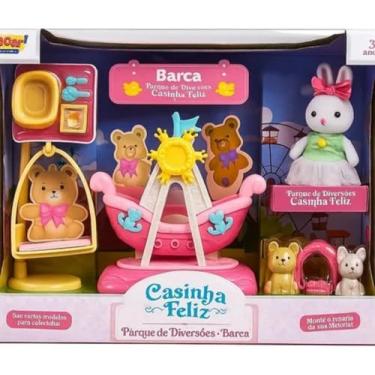 Imagem de Casinha Feliz Parque de Diversões Barca, Brinquedo com Boneca e Acessórios, para Crianças 3+ Anos, ZP01355