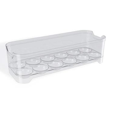 Imagem de Porta Ovos Organizador Para Geladeira Empilhável Acrílico Uz