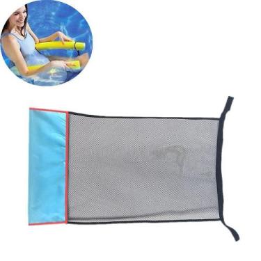 Imagem de Cadeira de macarrão de 1pc de piscina net cadeira flutuante assento de