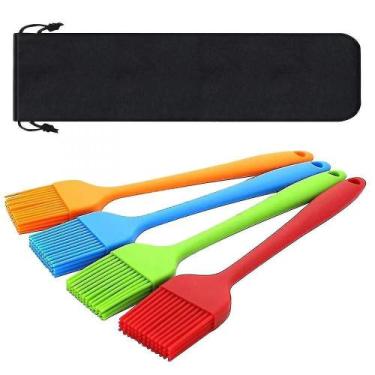 Imagem de Conjuntos de panelas silicone pão alinhavo escova churrasco cozimento 