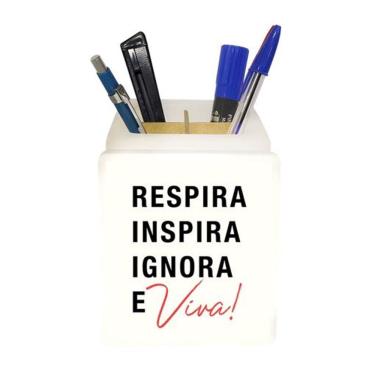 Imagem de Organizador de Mesa Iluminado Respira Inspira