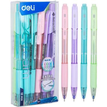 Imagem de Caneta Esferográfica Xtream Ponta Mini 0,7mm 12unid - Deli