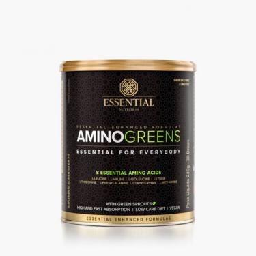 Imagem de Amino Greens Amoniácidos Essential Nutrition 240g