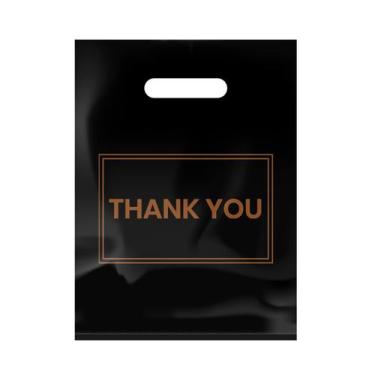 Imagem de Sacos de mercadorias Belinlen Thank You 23x31cm, plástico, 200 unidade