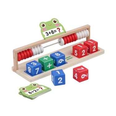 Imagem de Generic Ábaco de madeira para crianças, desenvolvimento de quadro de contagem de números, brinquedo educacional clássico de matemática para crianças do jardim