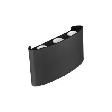 Imagem de Arandela Parede Meia Lua Clessidra 6W Led 3000K Facho Duplo Retangular