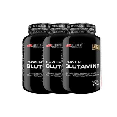 Imagem de 3x Glutamina Power 100gr - Bodybuilders-Unissex