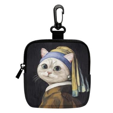 Imagem de Porta-chaves mini porta-moedas, bolsa multifuncional para chaves, moedas, fone de ouvido, batom 2, LCS multicolorido 28764, Tendência